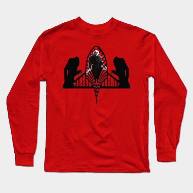 Nosferatu Long Sleeve T-Shirt by OmerNaor316